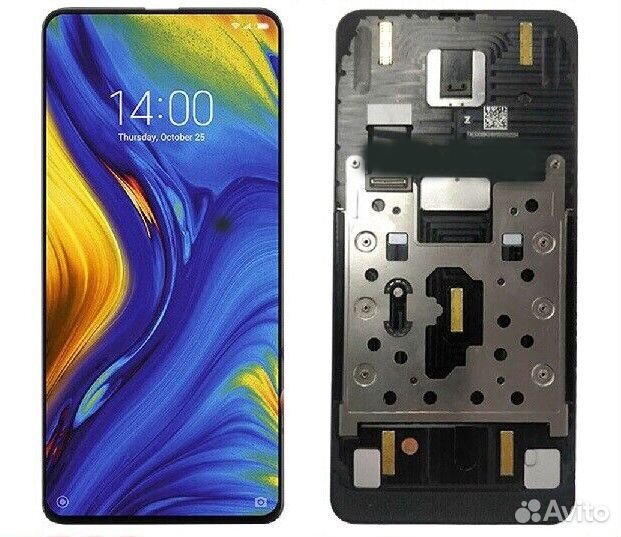 Дисплей для Xiaomi Mi Mix 3 в рамке тачскрин черны