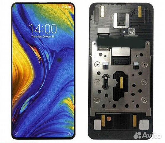 Дисплей для Xiaomi Mi Mix 3 в рамке тачскрин черны