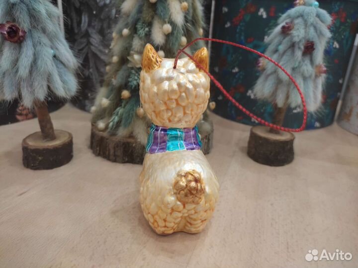 Елочные игрушки фарфор новые