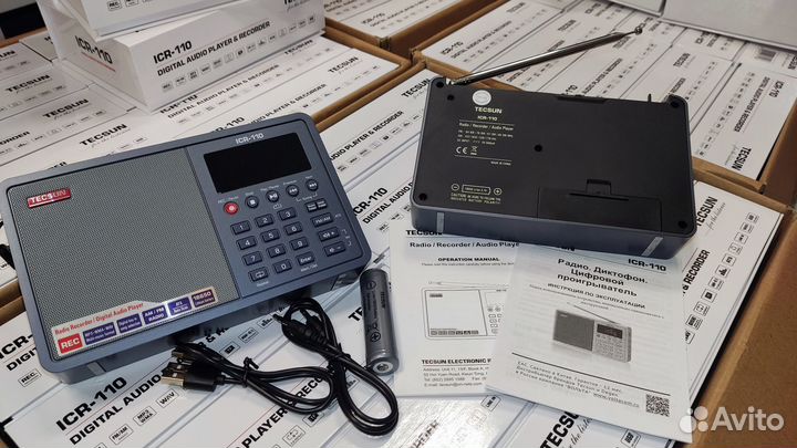 Радиоприемник с mp3 Tecsun ICR-110 export version