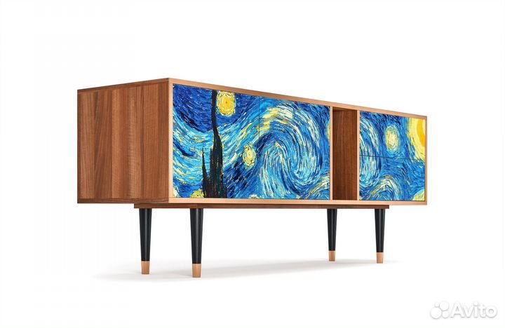 Тв-тумба T1 - Орех - The Starry Night