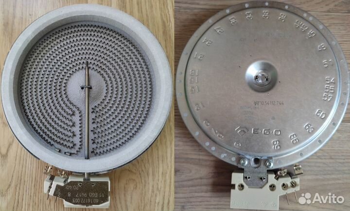 Конфорки для стеклокерамической плиты