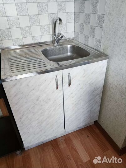 Шкаф кухонный напольный с мойкой 80 см