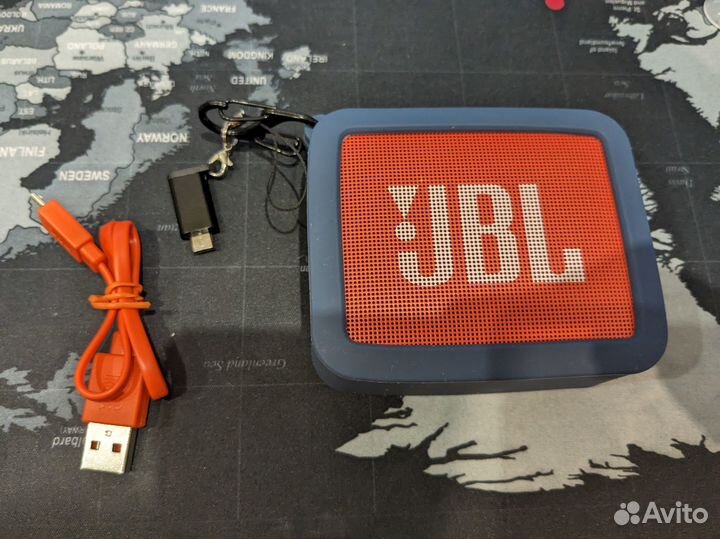 Колонка JBL GO 2 Оранжевая (Оригинал)