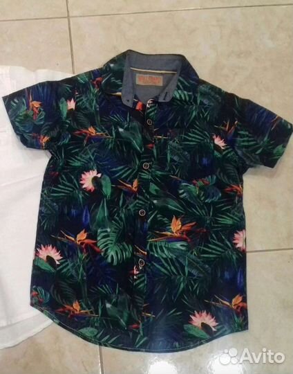 Рубашки Некст, хлопок, размер 3-4 года