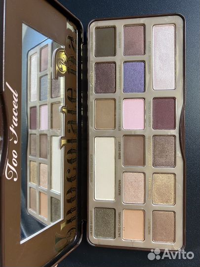 Тени Too Faced Chocolate, пименты inglot