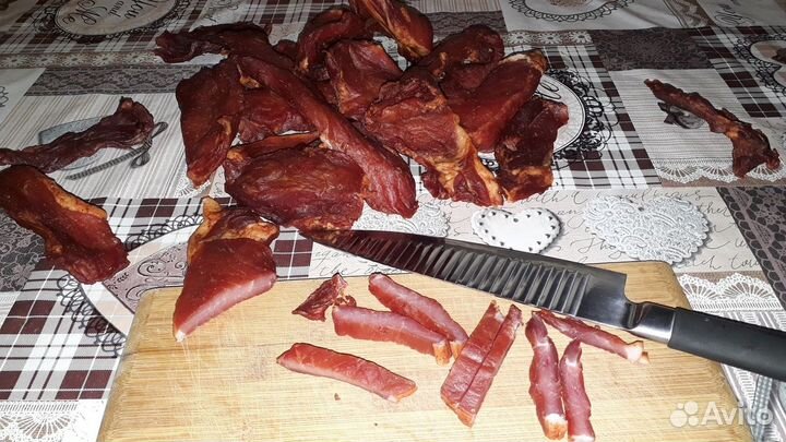 Вяленое мясо премиум (чипсы)