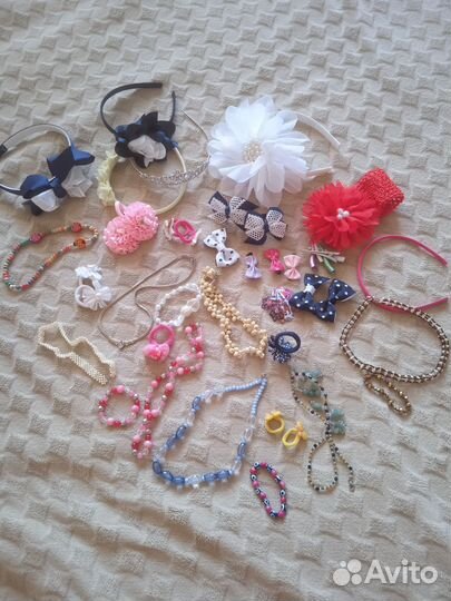 Украшения, бижутерия, заколки, резинки для волос