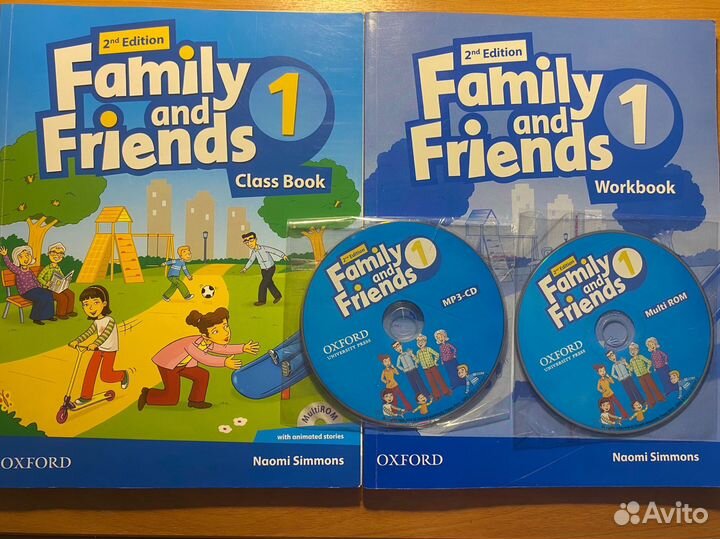 Family and friends 2 изд., учебник, тетрадь, диски