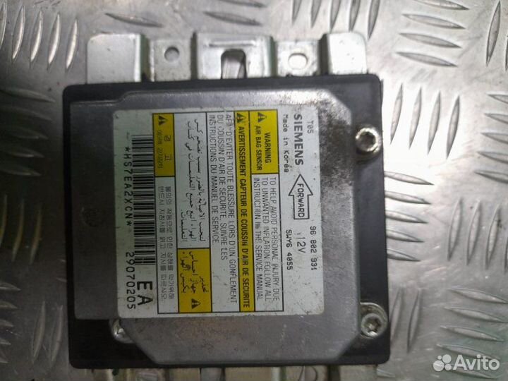 Блок управления Airbag SRS Chevrolet Lanos седан