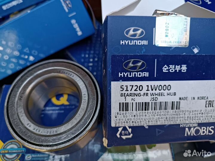 Ступичный подшипник на hyundai solaris