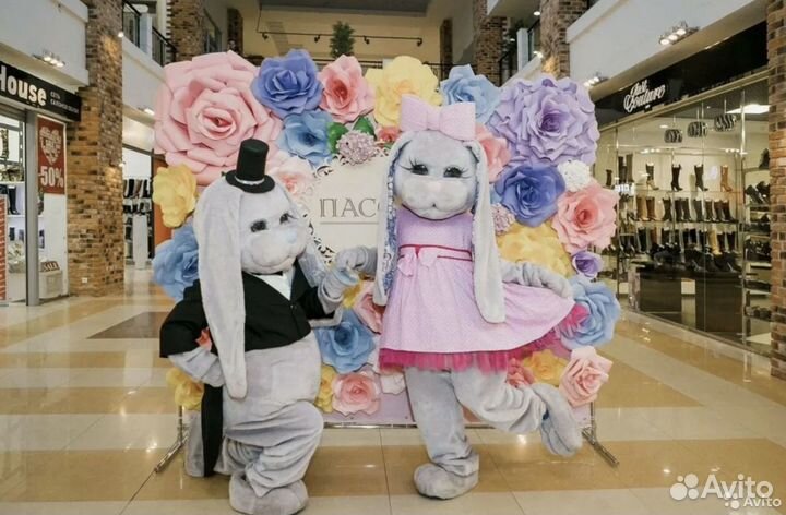 Ростовые куклы Мишка Тедди, Зайка и Единорог