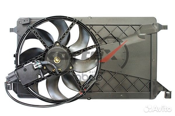 Вентилятор радиатора с кожухом с модулем KFD032