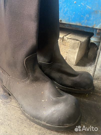 Кожаные киргизовые сапоги СССР