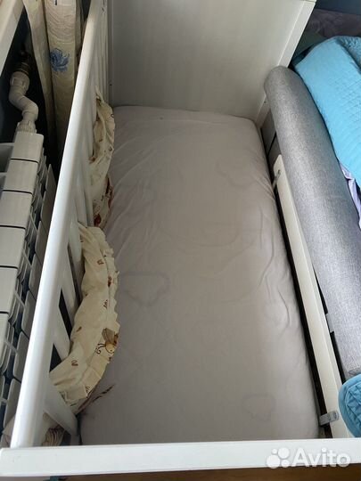 Детская кроватка IKEA белая