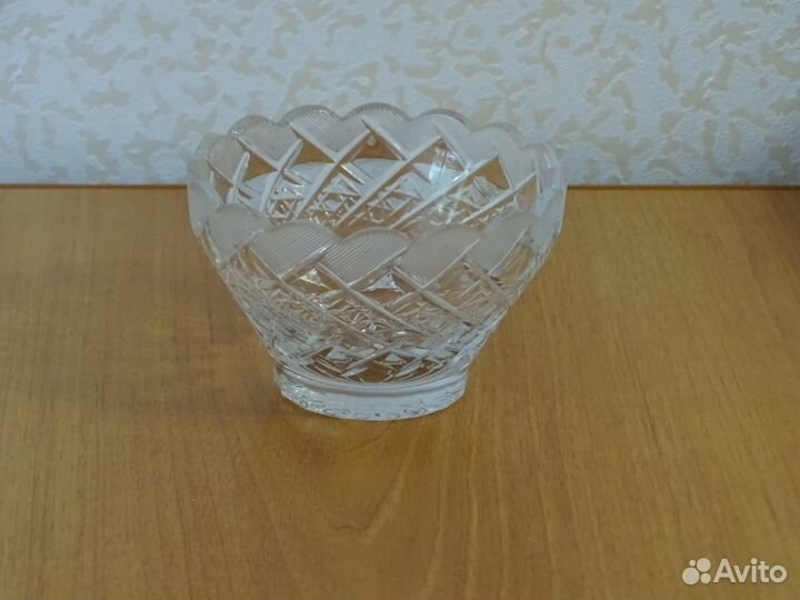 Хрустальная вазочка СССР