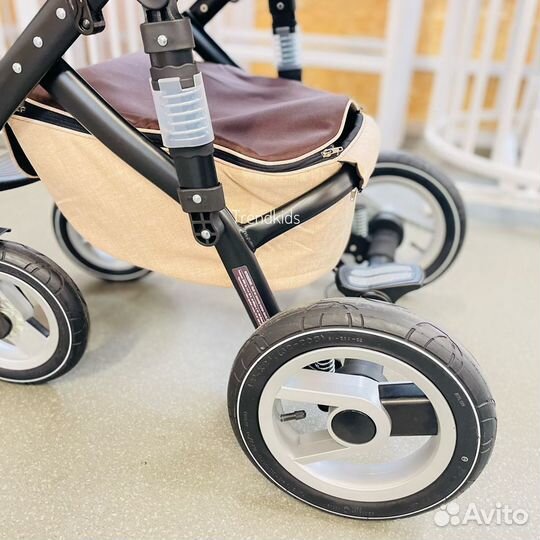 Коляска Riko Bruno/Brano 2в1 шоколад/капучино