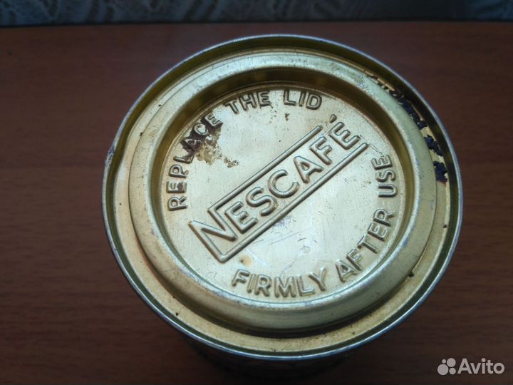 Жестяная банка Nescafé винтаж СССР