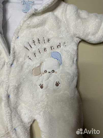 Комбинезон утепленный на 3-6 мес