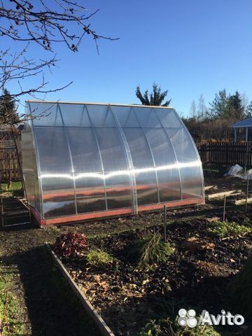 Теплица 3х6 м. Поликарбонат. Оцинкованный каркас
