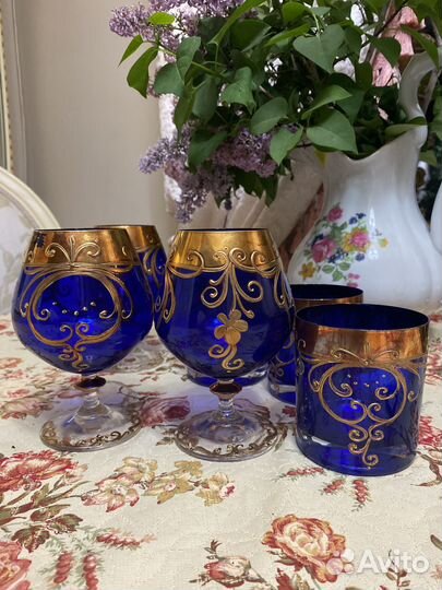 Фужеры Богема оригинал. Винтаж