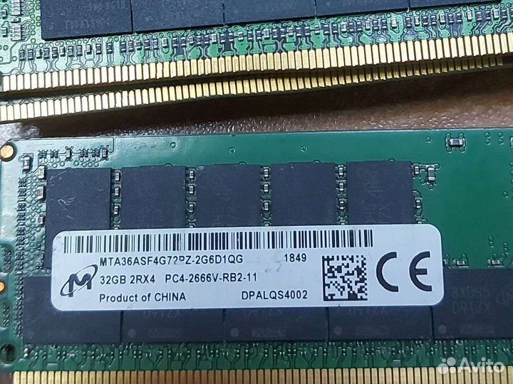 Модуль памяти DDR4 16Gb REG ECC