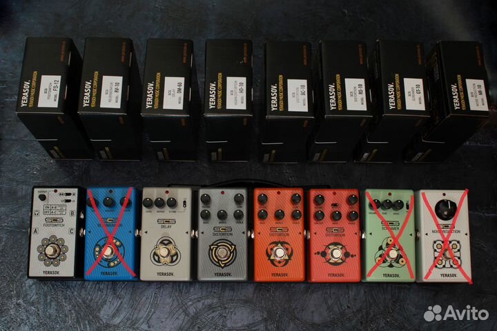 Гитарные педали эффектов Yerasov SCS