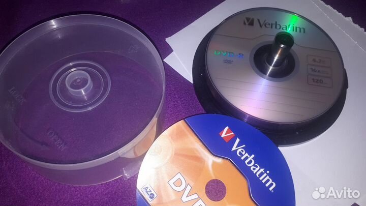 Диски VS Verbatim DVD-RW DVD-R