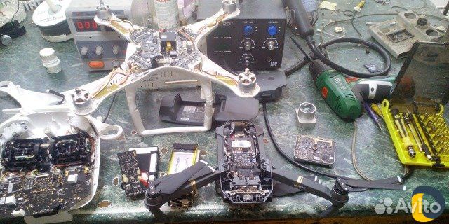Ремонт квадрокоптеров DJI в Москве