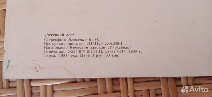 Картина (стереофото) из СССР