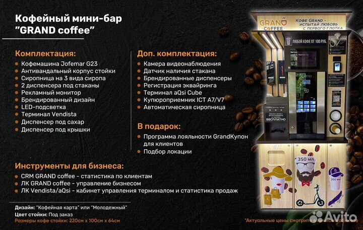 Кофейня самообслуживания пакет Lite