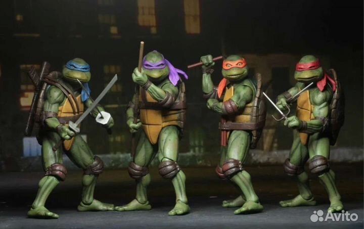 Фигурки Черепашки Ниндзя Neca Оригинал