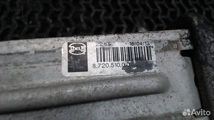 Радиатор интеркулера Opel Corsa D, 2012