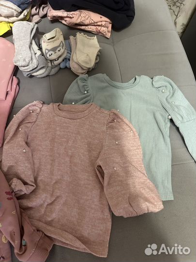 Вещи пакетом на девочку 80-86