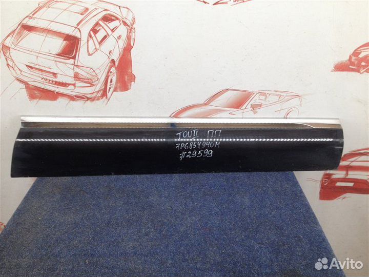 Накладка двери передней правой Volkswagen Touareg