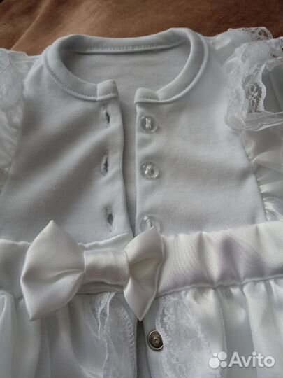 Комплект на выписку для девочки размер 56