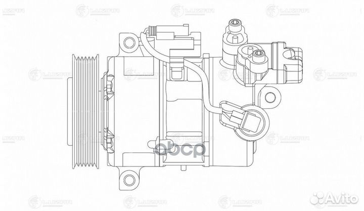 Компрессор кондиционера BMW 3(E90) 05- lcac2617