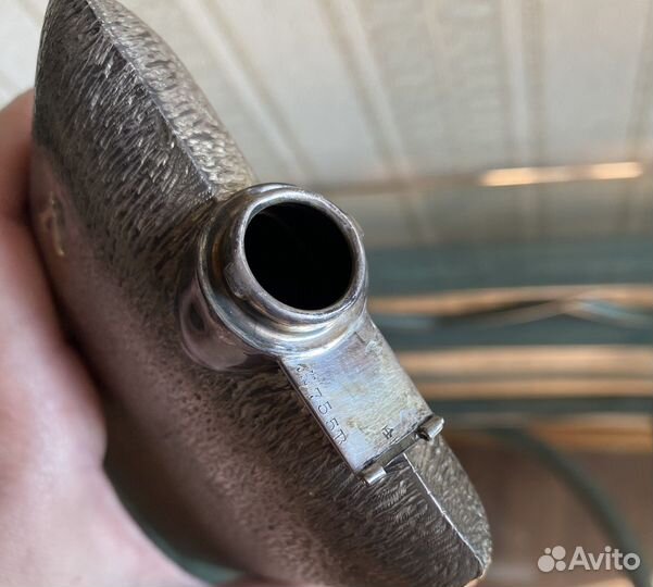 Фляжка серебряная