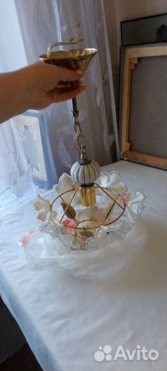 Люстра потолочная бу