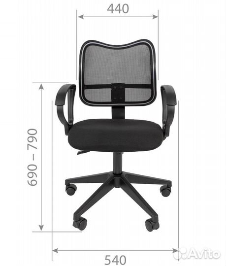 Кресло офисное chairman 450