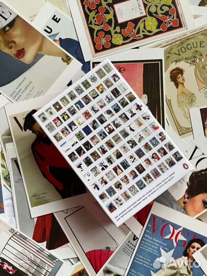 Книга Vogue postcard открытки