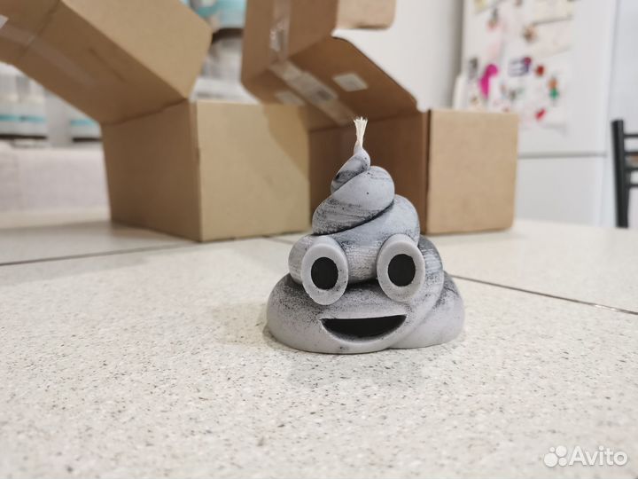 Свечи ручной работы какашка