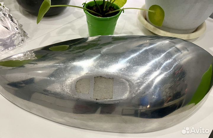 Ваза для фруктов дизайнерская из металла, б/у