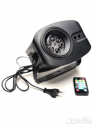 Лазер + LED Проектор с пультом Цветомузыка