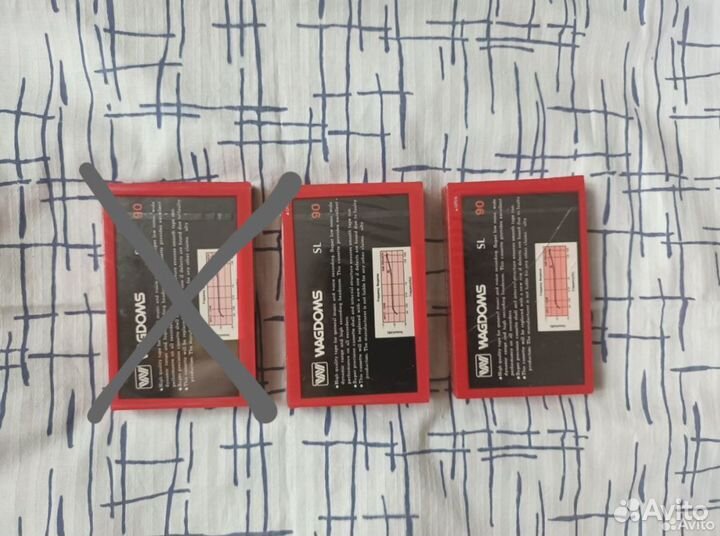Аудиокассеты Wagdoms SL 90-2 штуки Новые