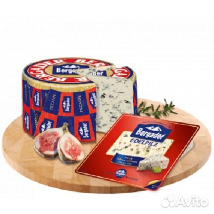 Сыр С голубой плесенью bergader edelpilz 100 Г