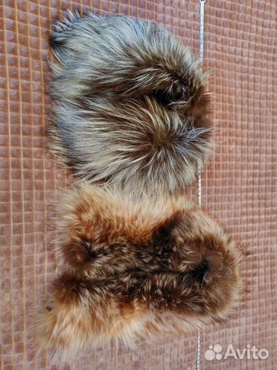 Меховой воротник натуральный мех для рукоделия