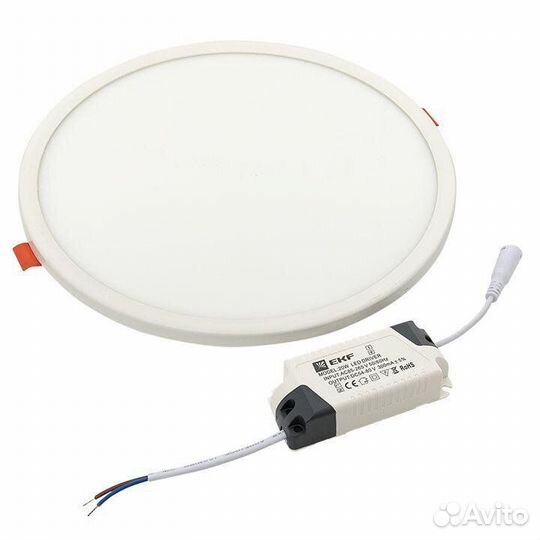 Светильник светодиодный дво 1010 20Вт 6500К IP20 в