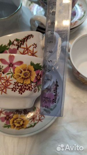 Кофейный чайный сервиз СССР Рига