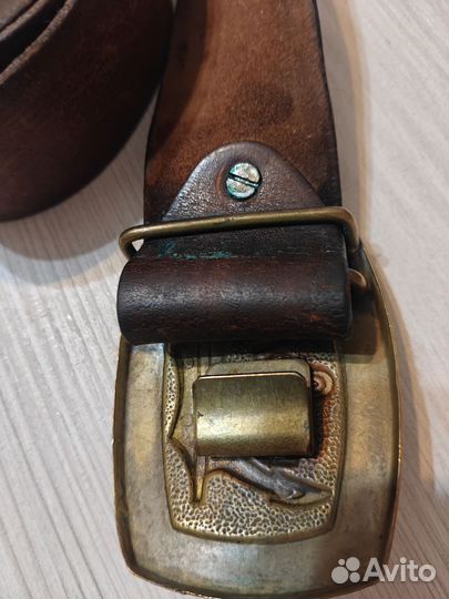 Ремень кожаный винтаж. Odra